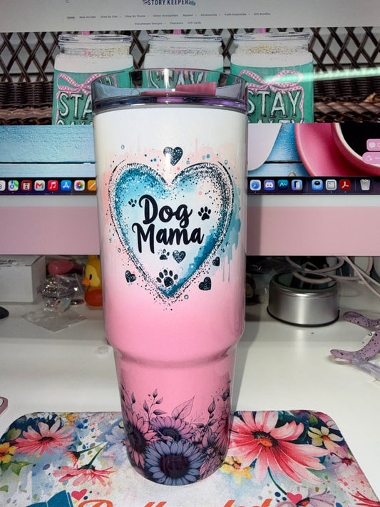 30 oz Dog Mama Grippy Tumbler