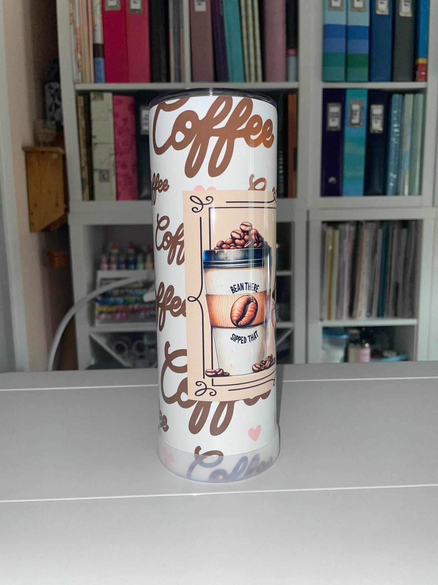 20 oz Bean There, Sipped That Tumbler - The Redheaded StoryKeeper