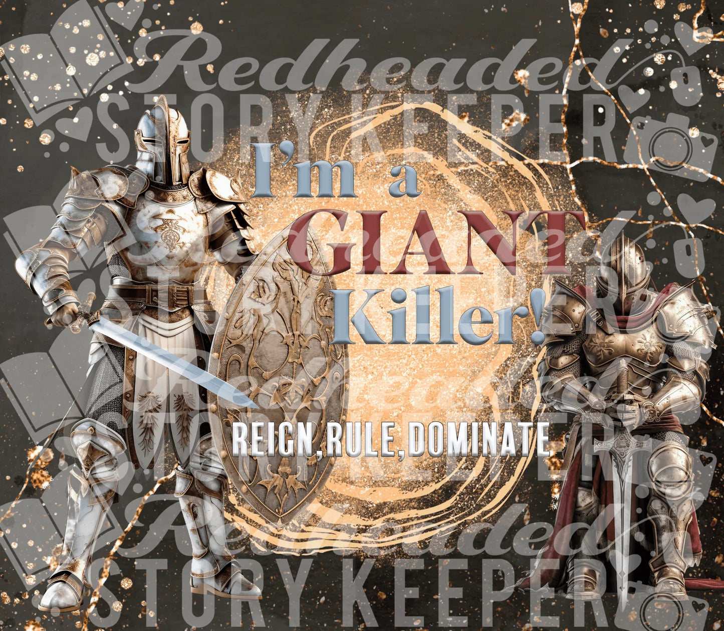 20 oz Exclusive Giant Killer Tumbler - The Redheaded StoryKeeper