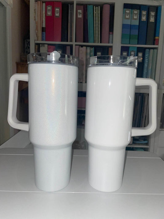 40 oz Custom Design Travel Tumbler - The Redheaded StoryKeeper