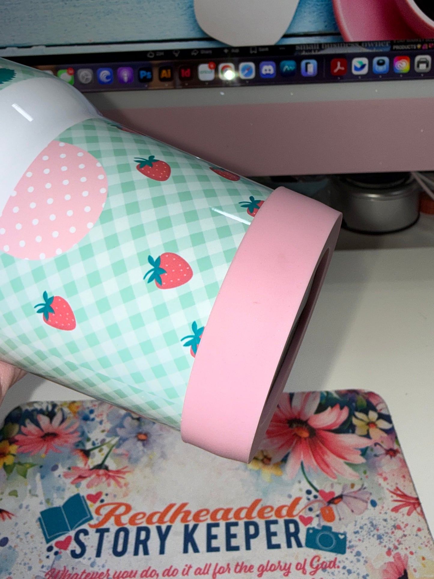 40 oz Strawberry Shortcake Limited Edition Big Swig Tumbler