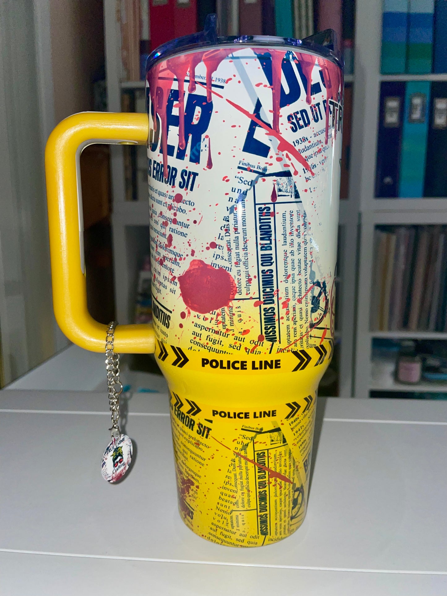 40 oz True Crime & Crafting Obsessed Big Swig Tumbler Set