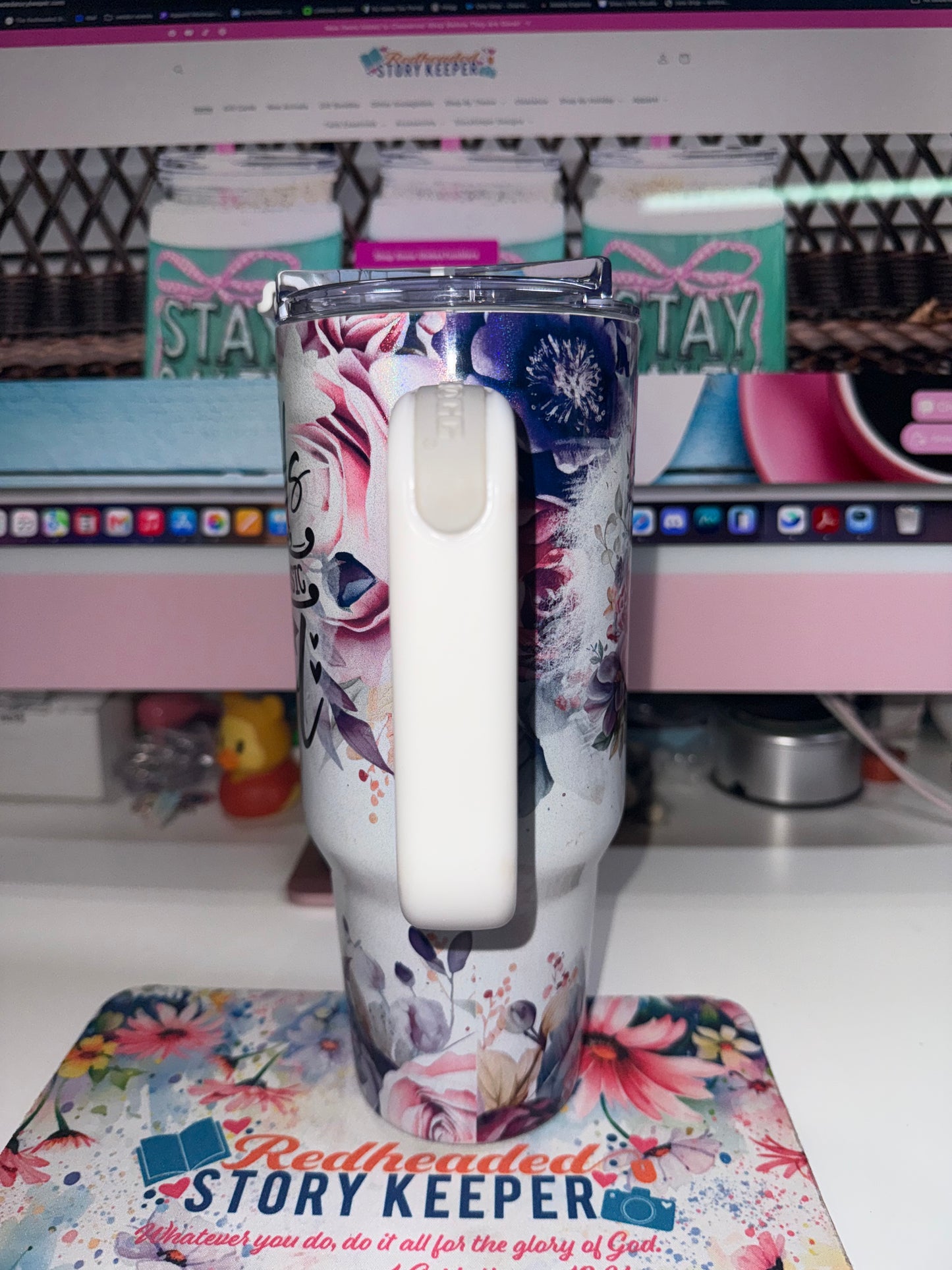 40 oz Dirt Roads & Country Music Big Swig Tumbler