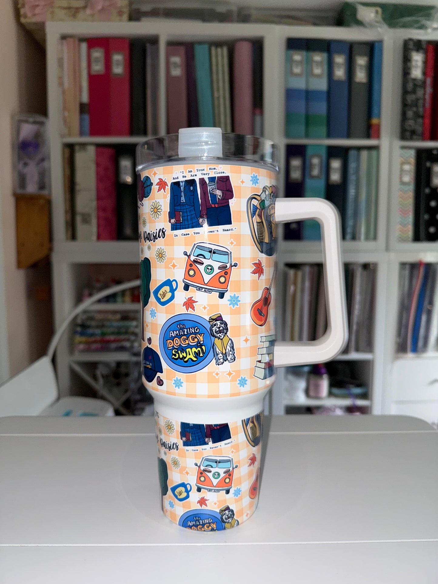 40 oz Gilmore Girls Travel Tumbler - The Redheaded StoryKeeper