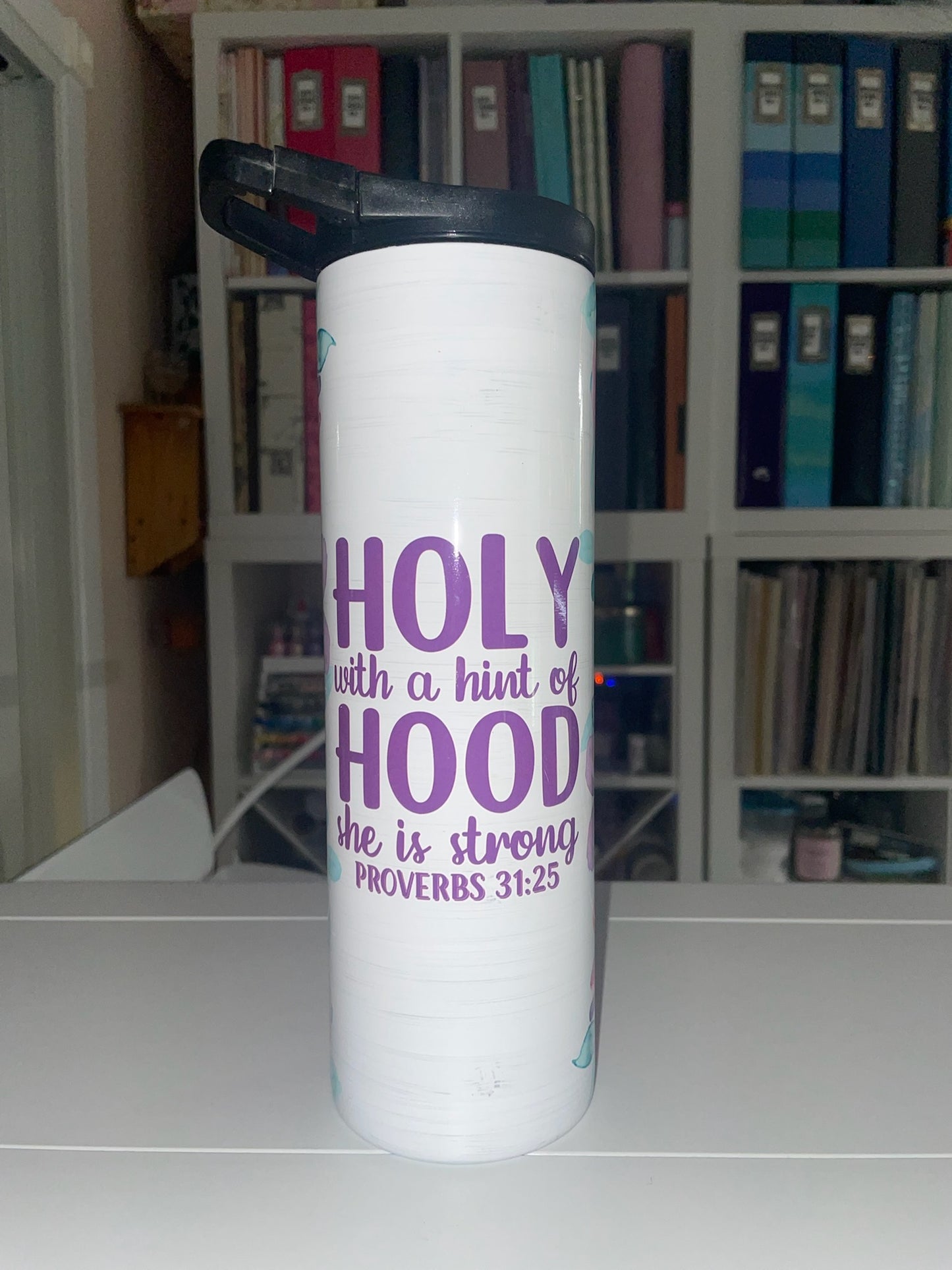 30 oz Duo Lid Holy with a Hint of Hood Tumbler