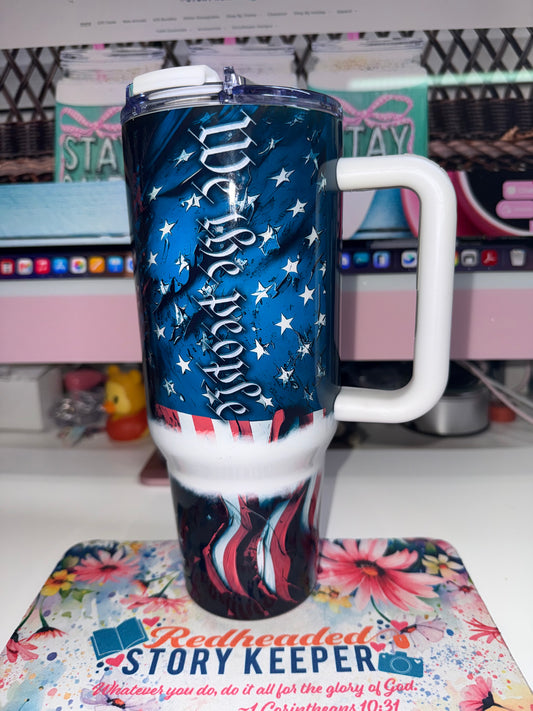 40 oz We the People Big Swig Tumbler