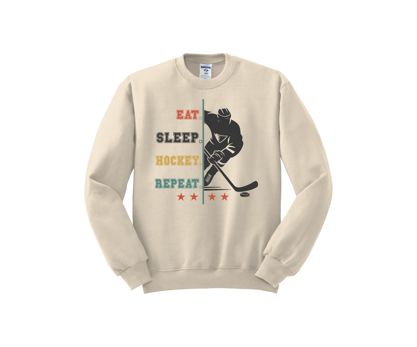 EAT. SLEEP. HOCKEY. REPEAT PNG - Personal Use