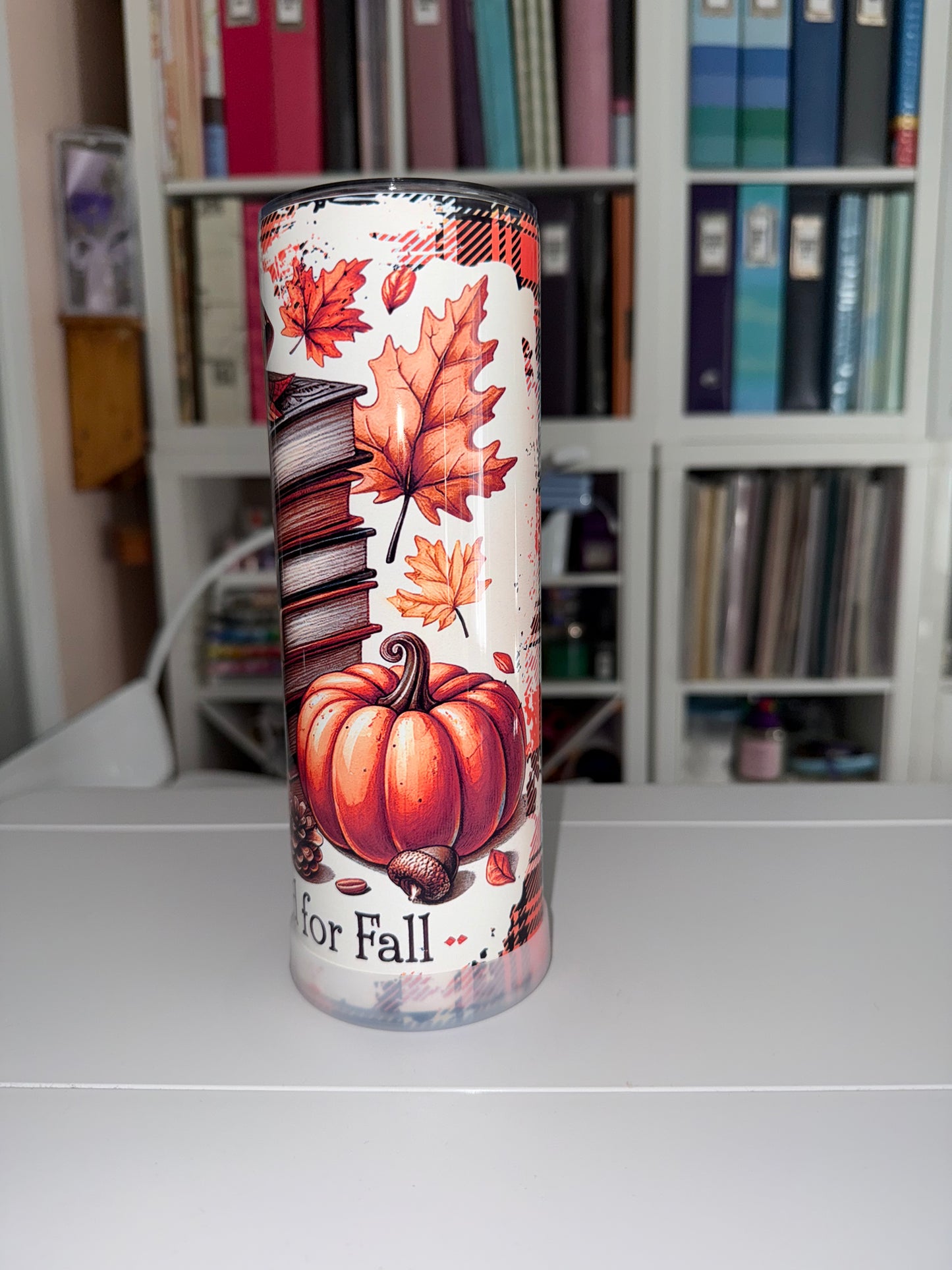 20 oz Booked Fully For Fall Tumbler