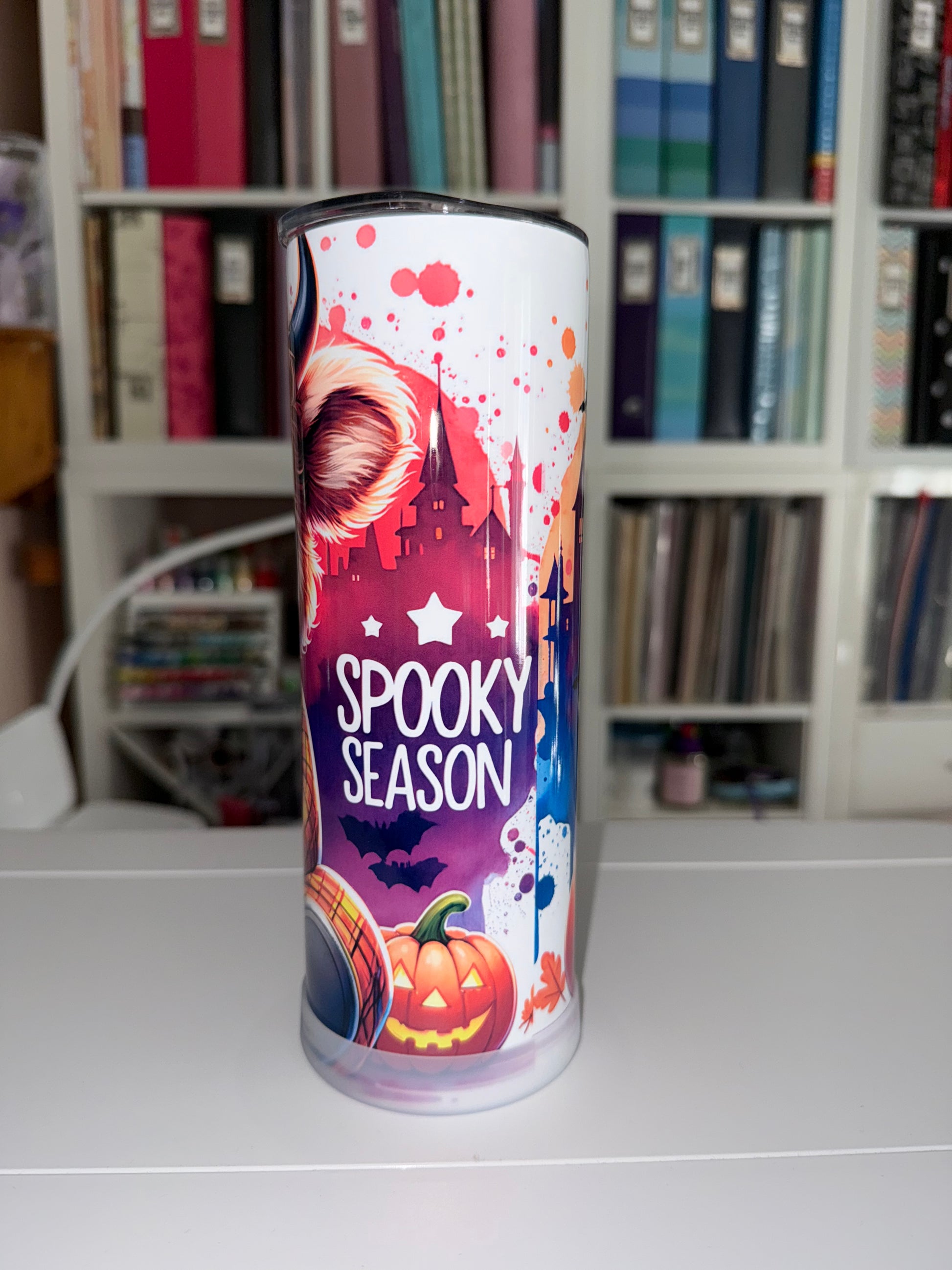 20 oz Cute Scream Cow Tumbler - The Redheaded StoryKeeper