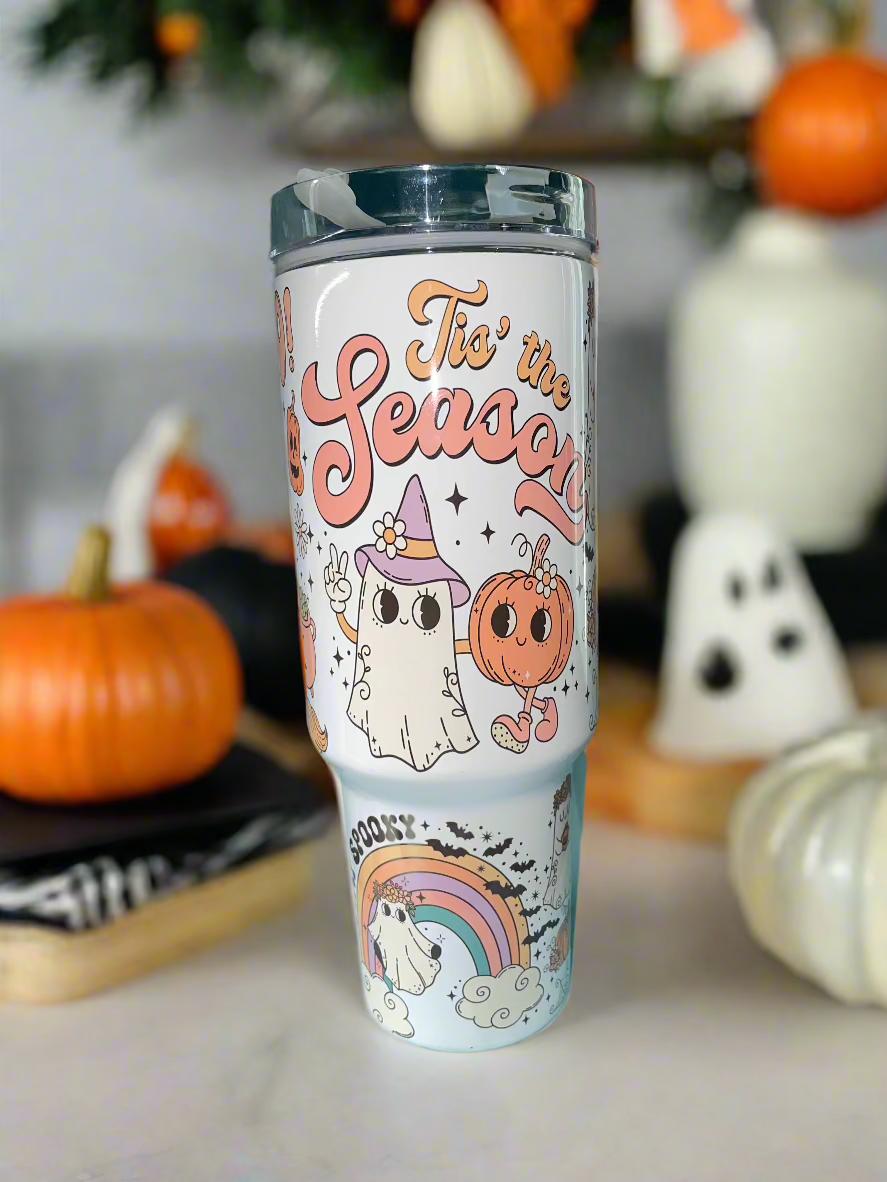 40 oz Tis the Season Spooky tumbler