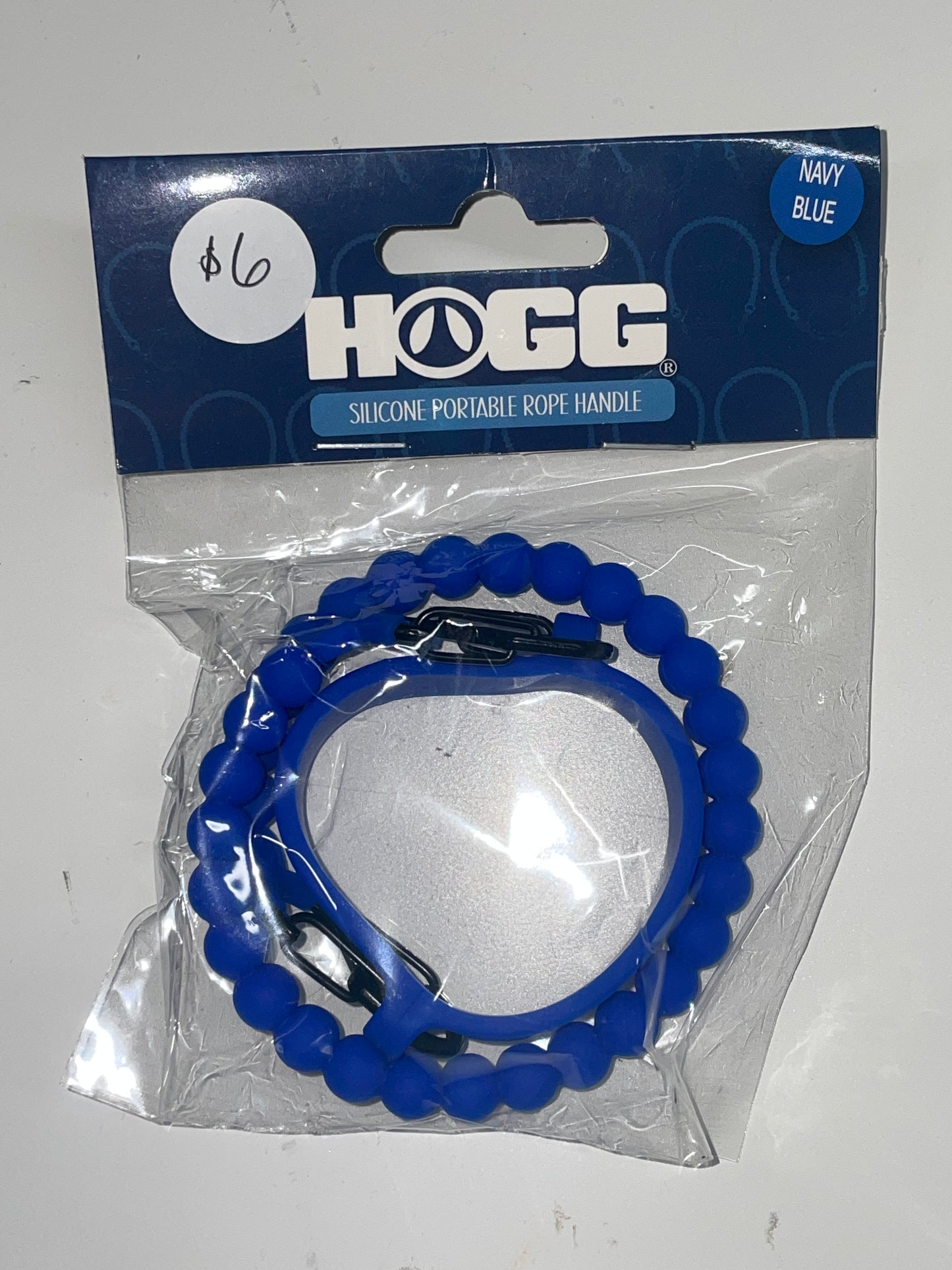 Navy Blue Silicone Rope Holder