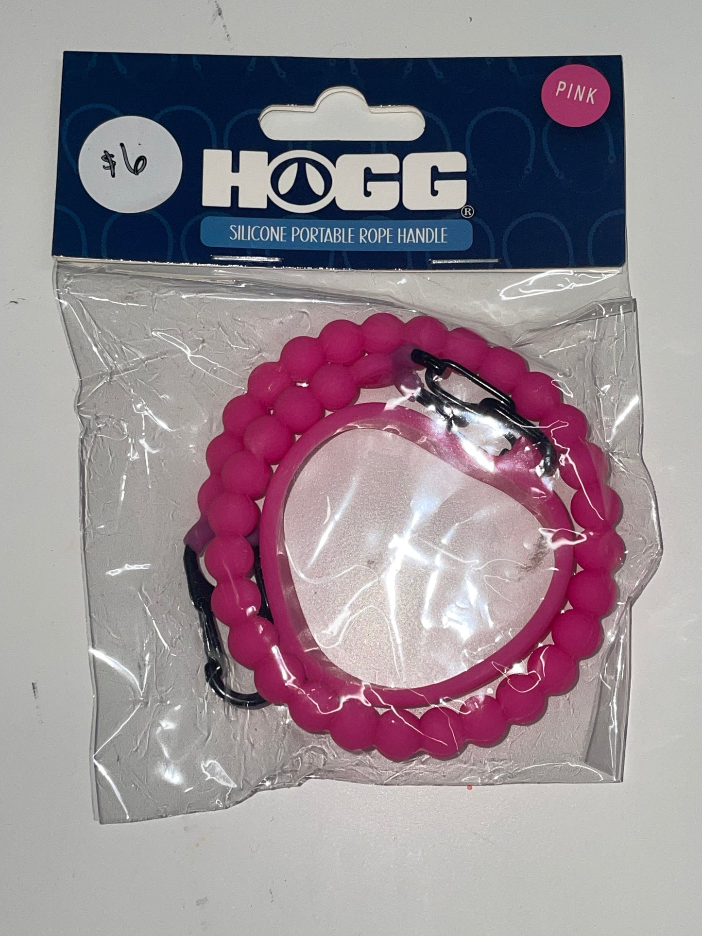 Pink Silicone Rope Holder