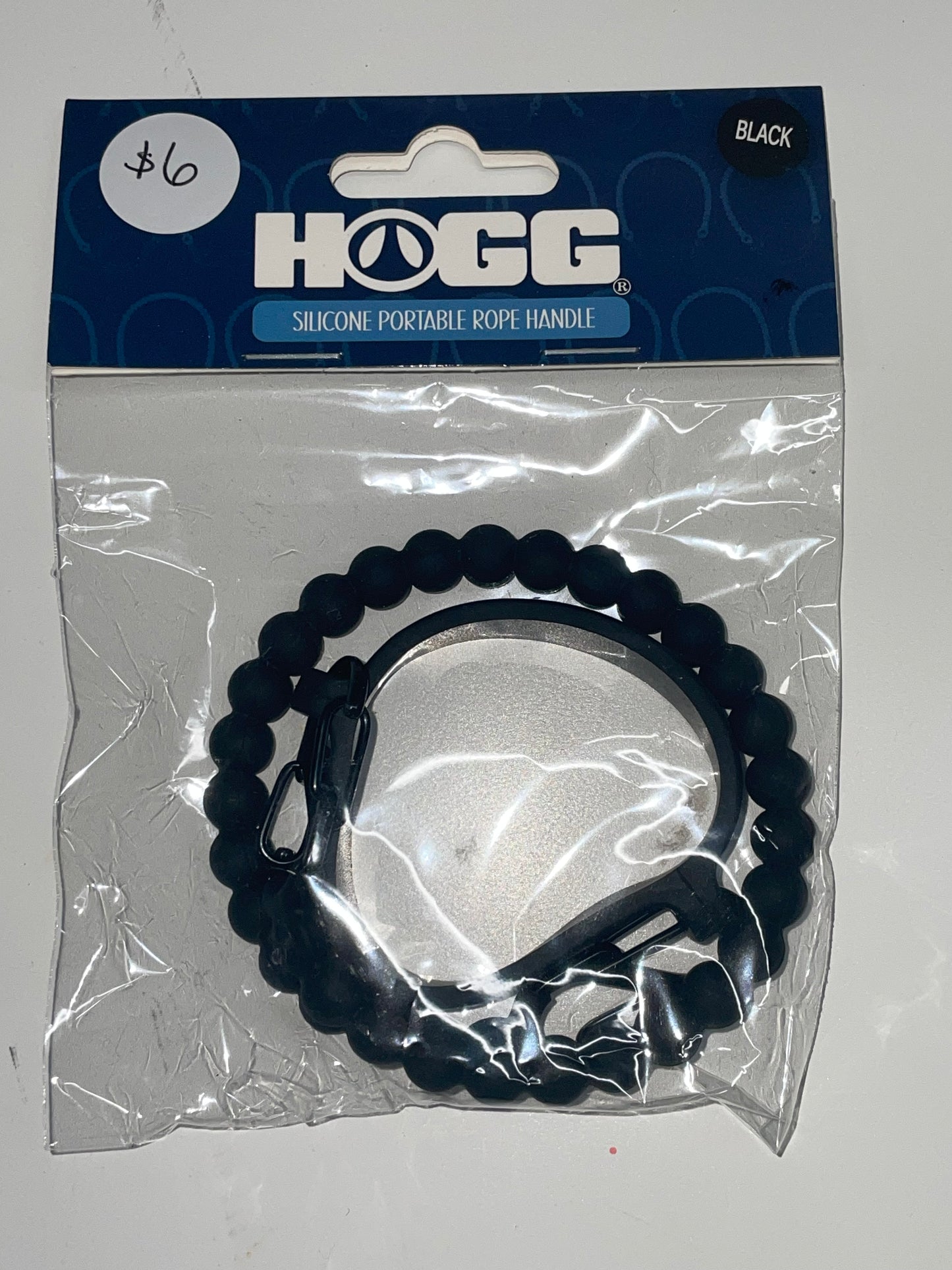 Black Silicone Rope Holder
