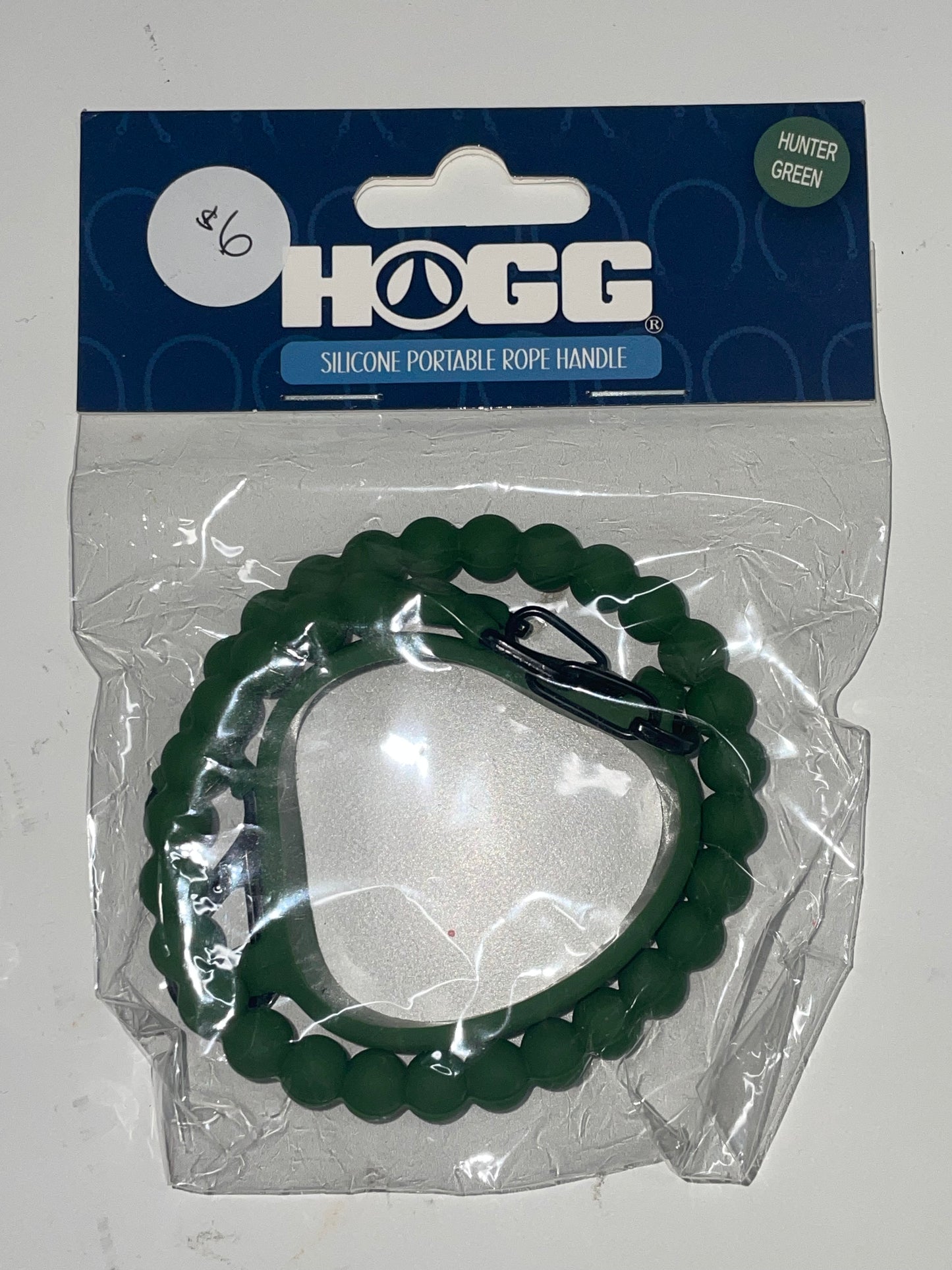 Hunter Green Silicone Rope Holder