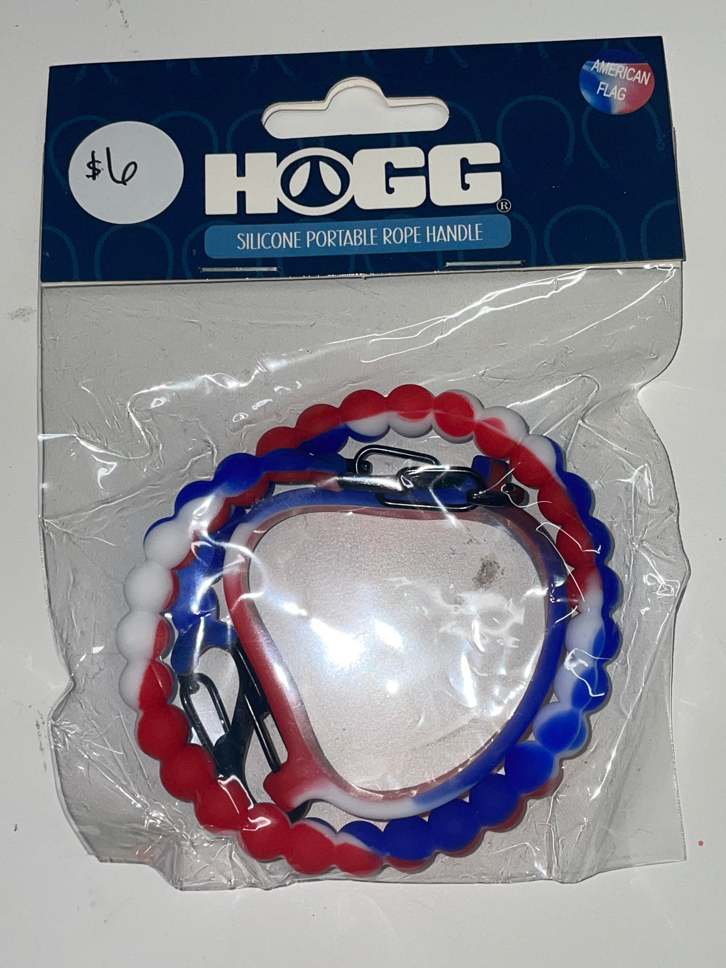 American Flag Silicone Rope Holder
