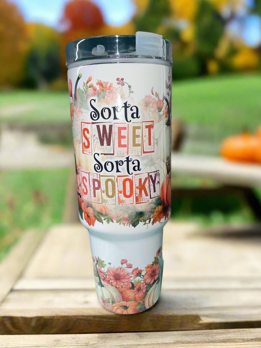 Sorta Sweet Sorta Spooky 40 oz tumbler