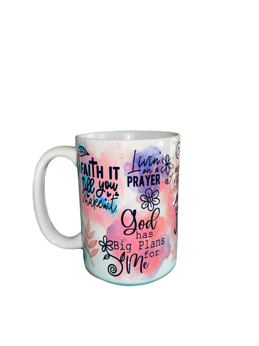15 oz Adulting is Hard without Jesus Ceramic Mug - The Redheaded StoryKeeper
