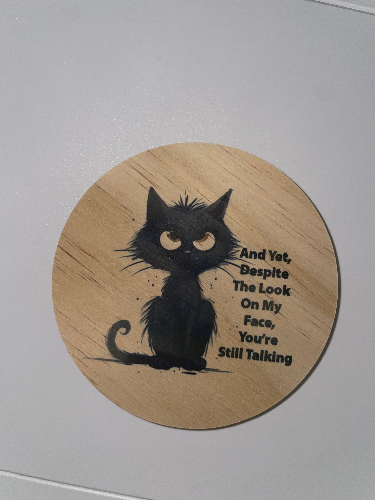 15 oz If Cats Could Talk Mug with Bamboo Lid