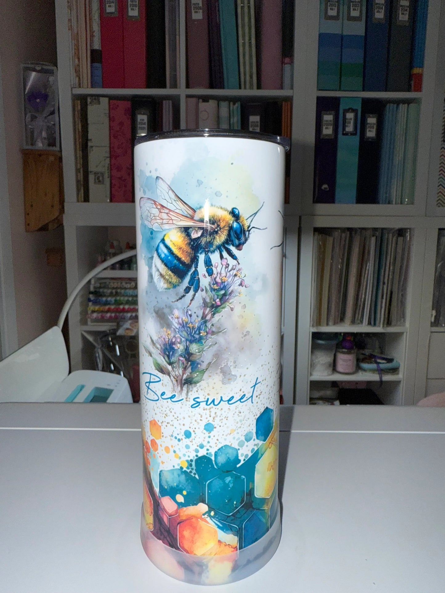 20 oz Bee Kind Bee Sweet Bee Happy Tumbler - The Redheaded StoryKeeper