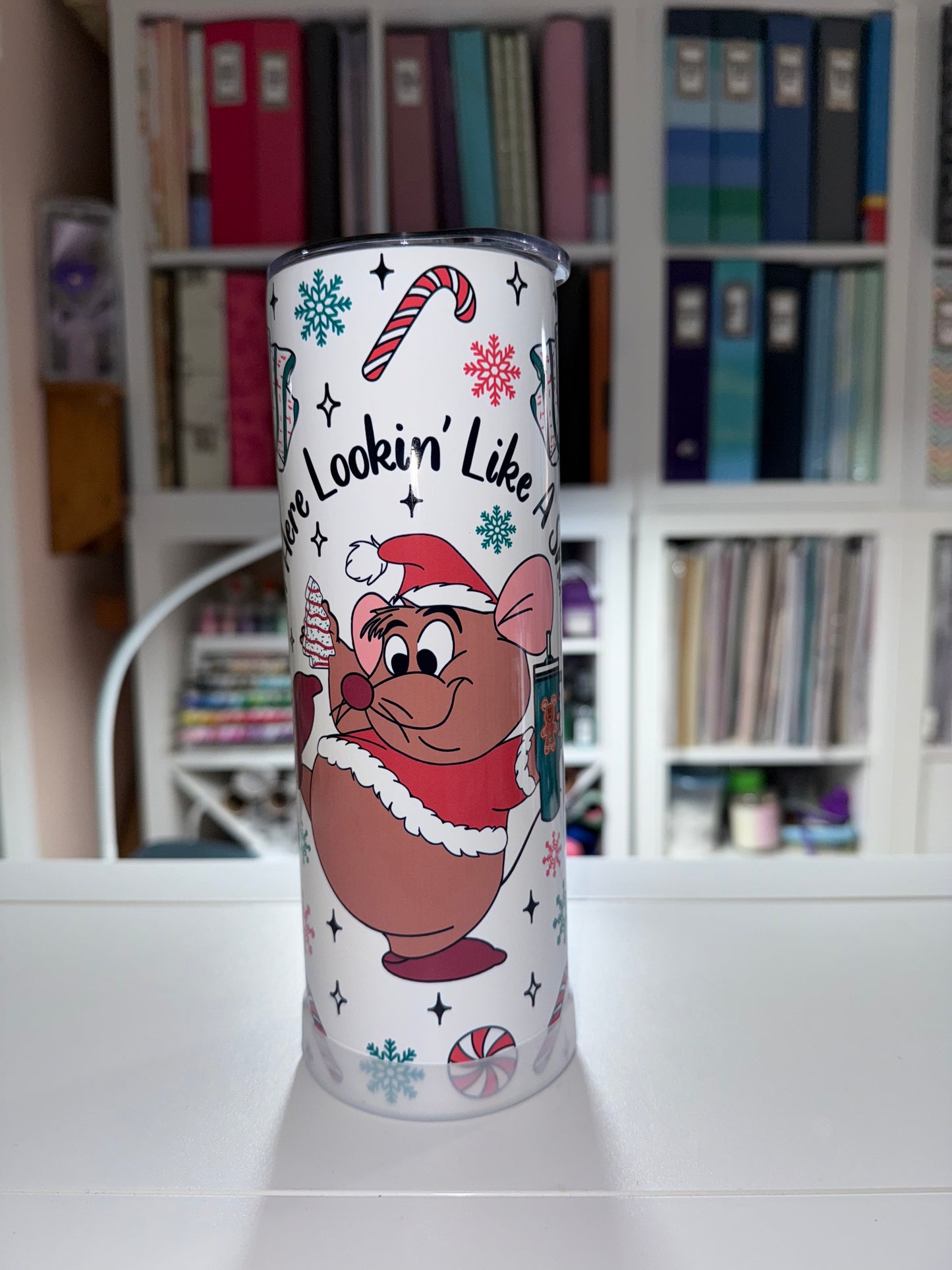 20 oz Christmas Tree Cake Tumbler