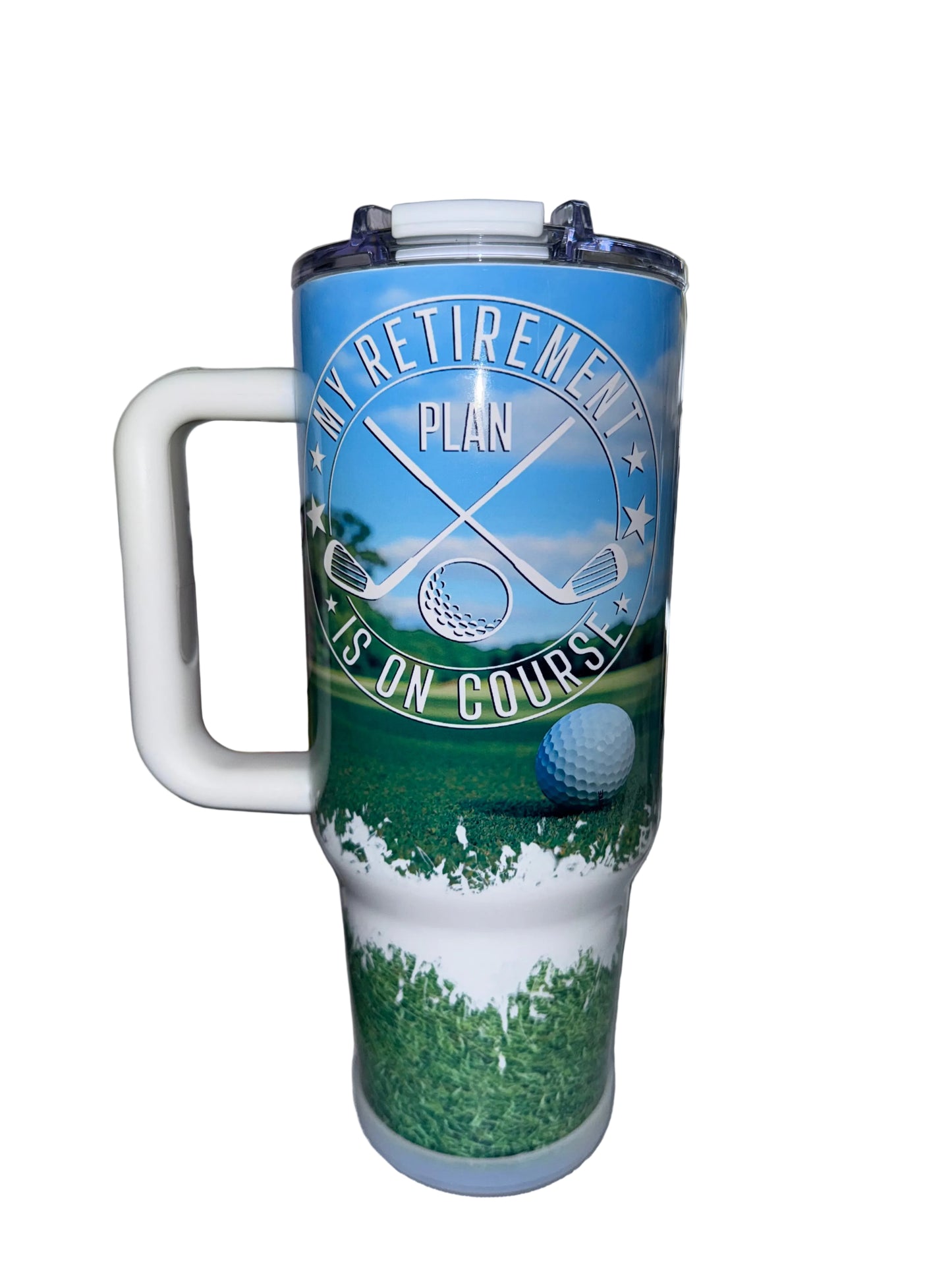 40 oz Retired - Blue Line Forever Big Swig Tumbler - The Redheaded StoryKeeper