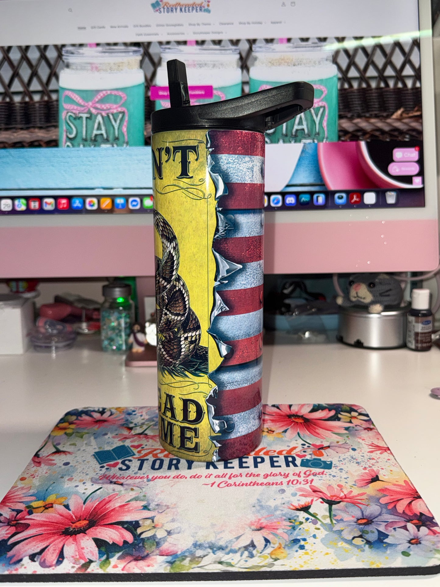 20 oz Don't Tread on Me Duo Tumbler