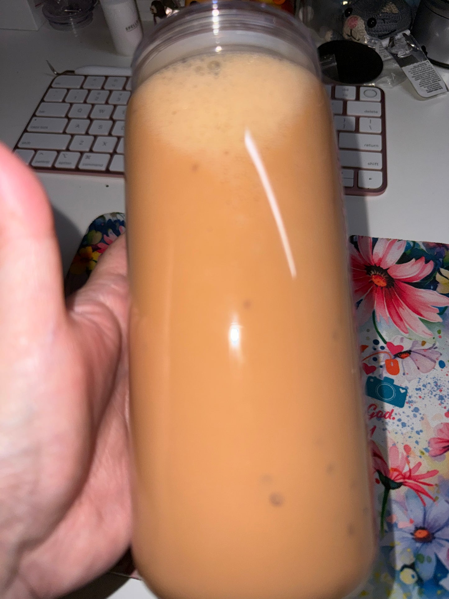 20 oz Coffee Makes Me Nicer Snow Globe Tumbler