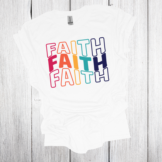 Retro Faith T-Shirt white