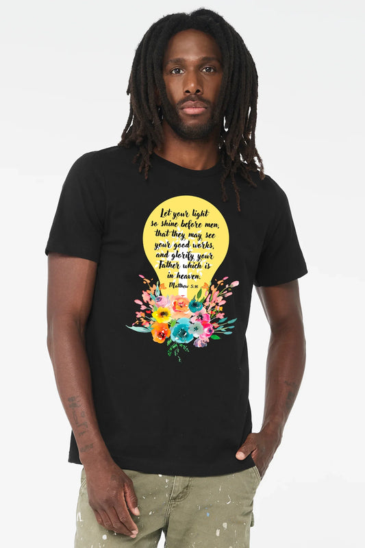 Let Your Light Shine Graphic TShirt - The Redheaded StoryKeeper