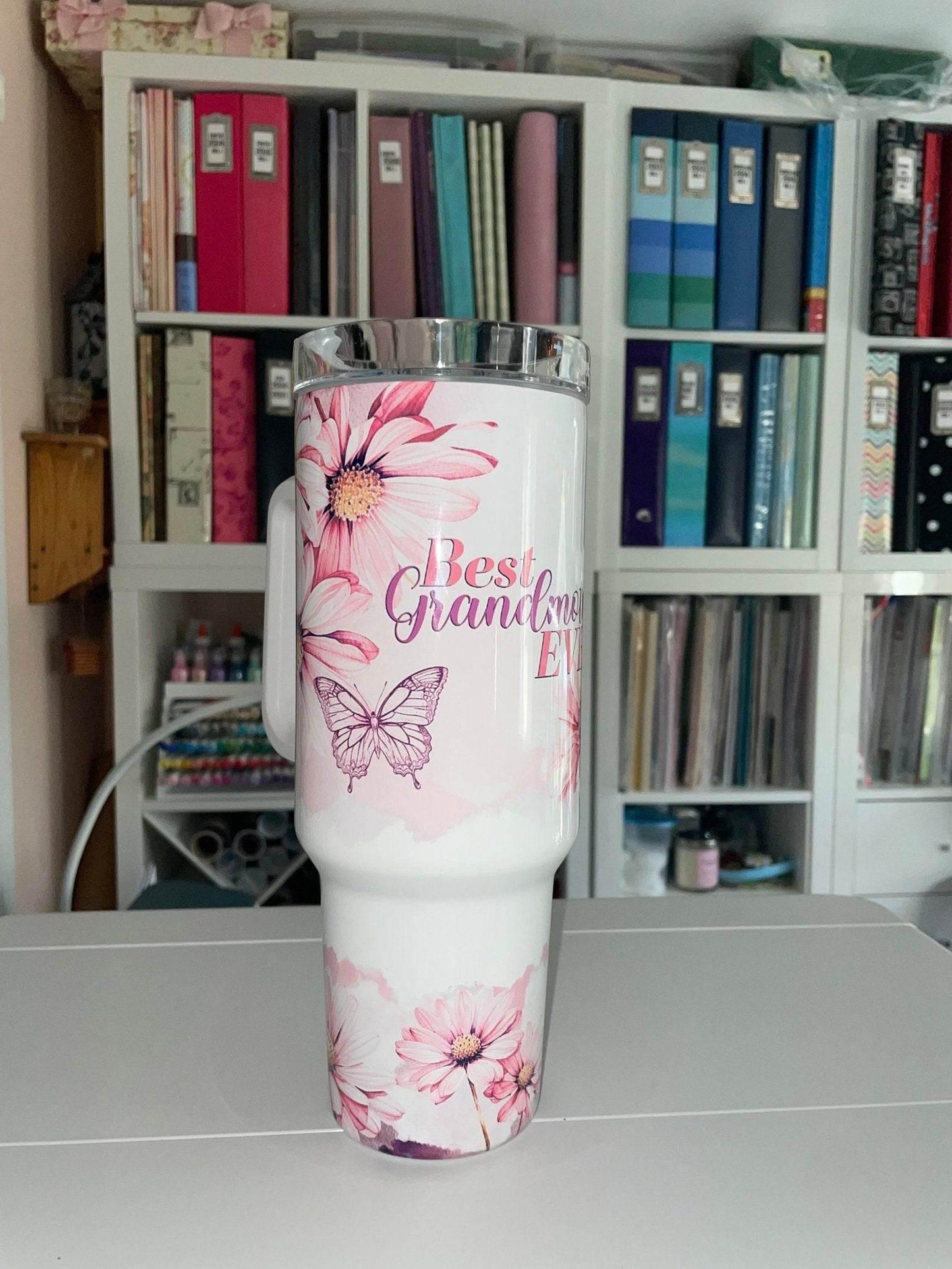 40 oz Best Grandmother Ever Travel Tumbler - The Redheaded StoryKeeper