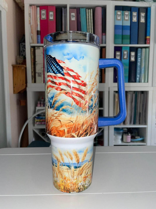 40 oz Farm Travel Tumbler - The Redheaded StoryKeeper