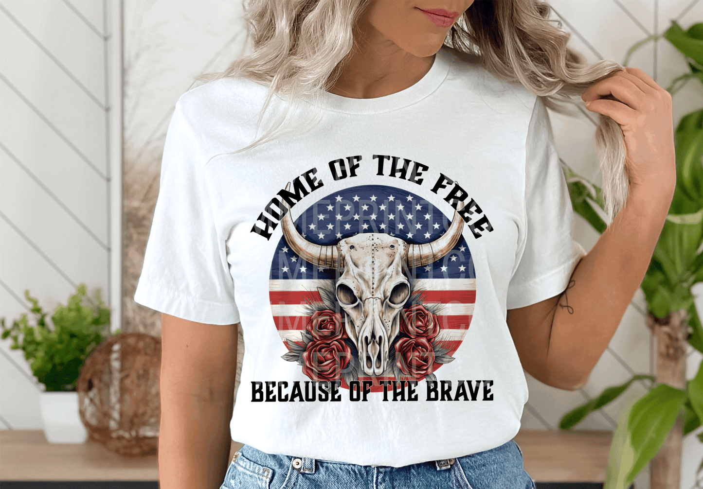 Home of the Free Performance Shirt - The Redheaded StoryKeeper