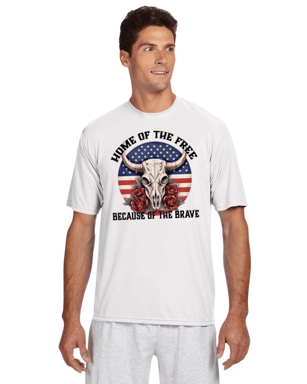 Home of the Free Performance Shirt - The Redheaded StoryKeeper