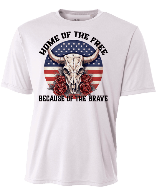 Home of the Free Performance Shirt - The Redheaded StoryKeeper