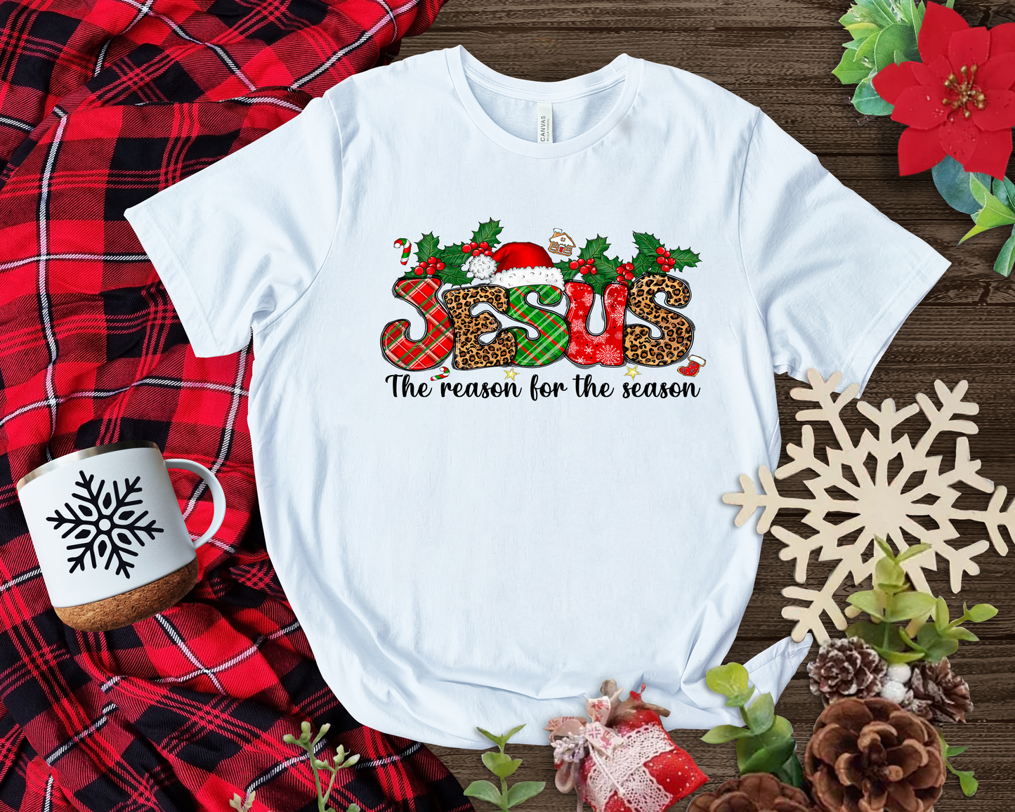 Jesus is the reason white Shirt