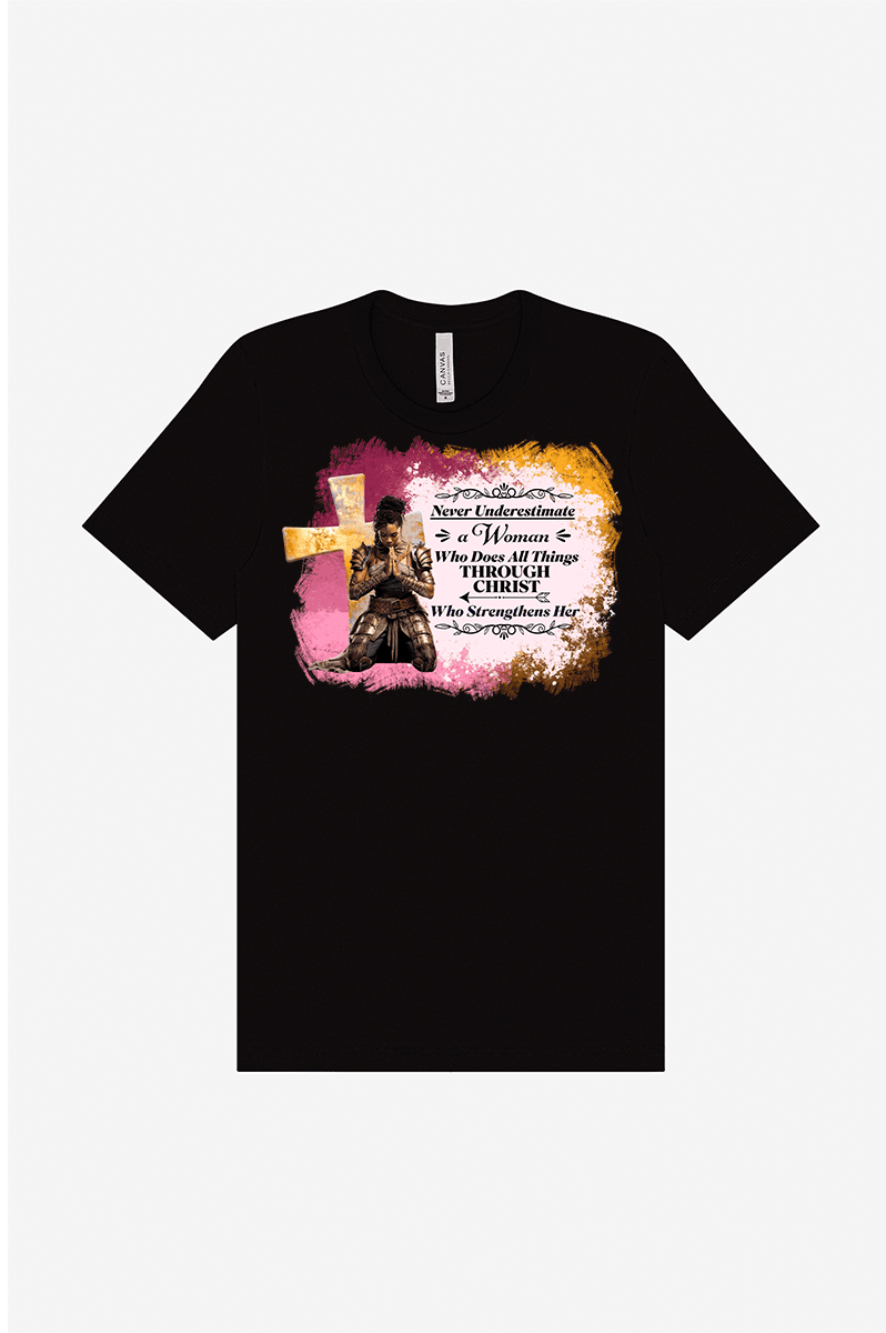 Never Underestimate TShirt - The Redheaded StoryKeeper