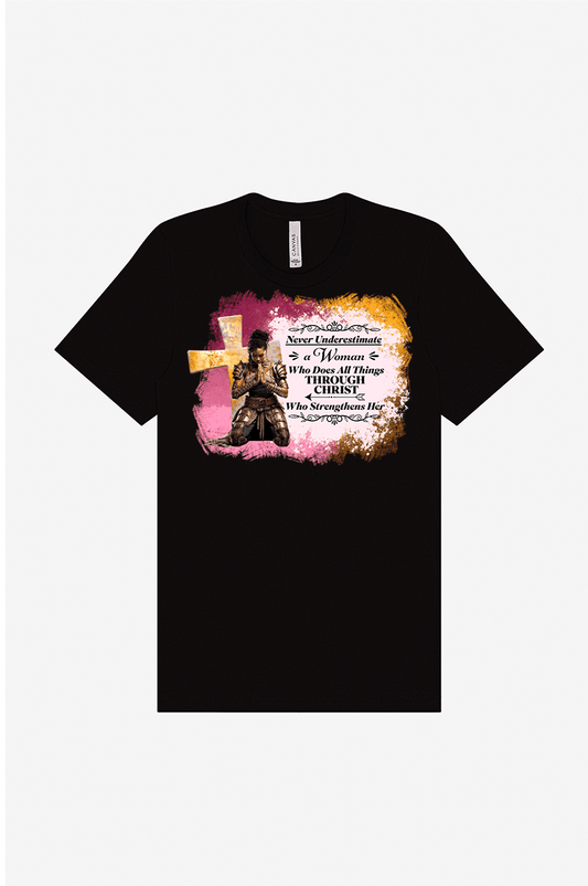 Never Underestimate TShirt - The Redheaded StoryKeeper