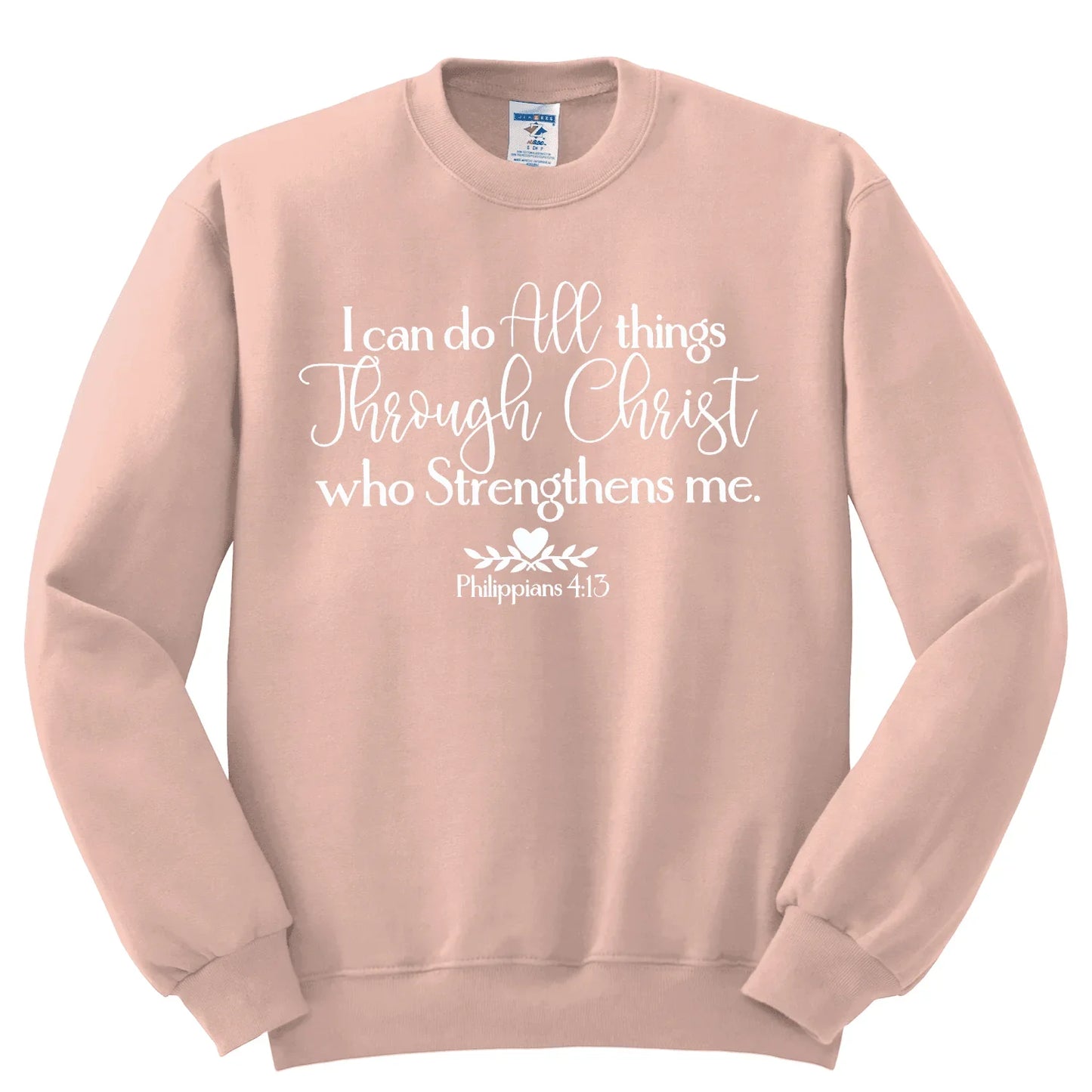 Philippians 4:13 Sweatshirt - The Redheaded StoryKeeper