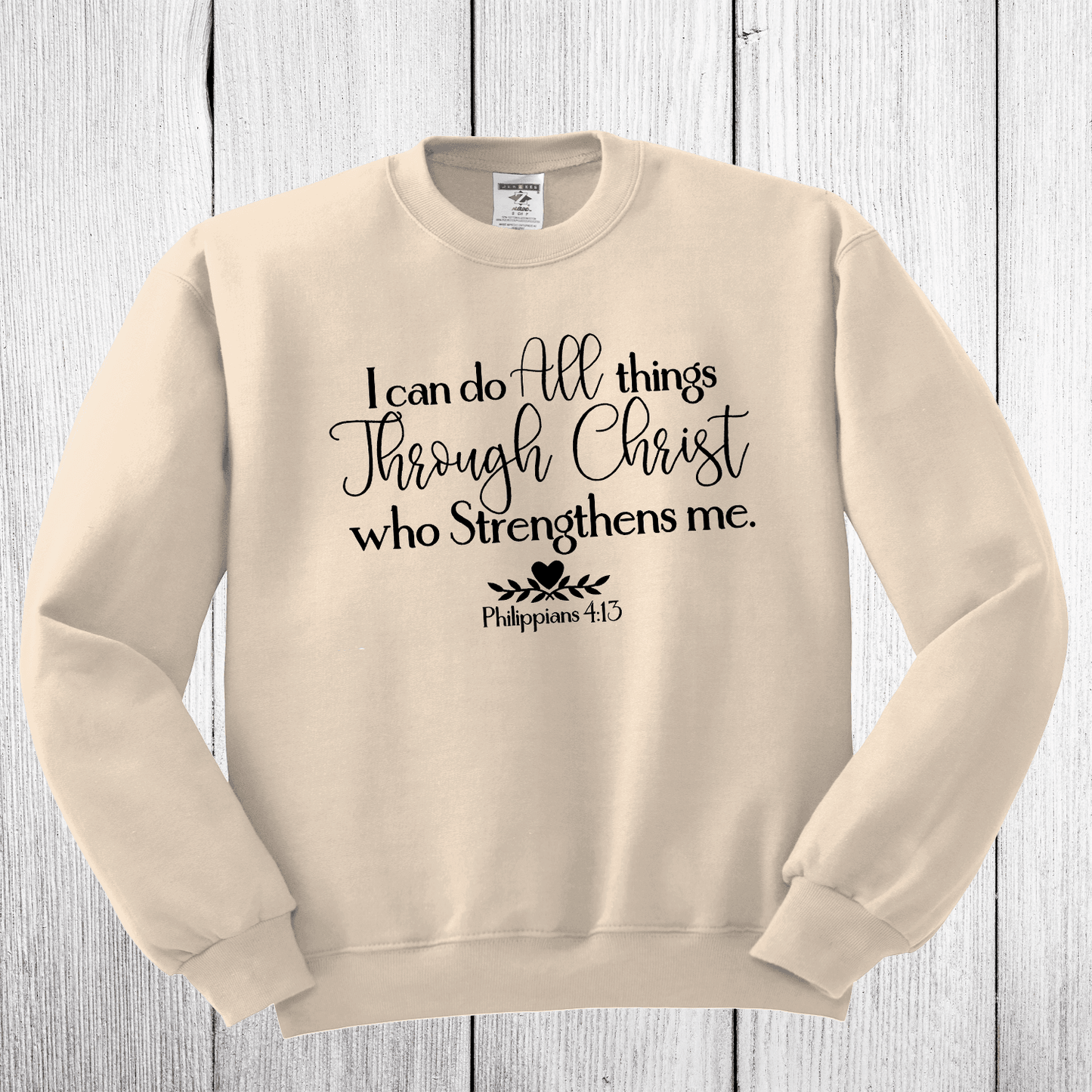 Philippians 4:13 Sweatshirt - The Redheaded StoryKeeper