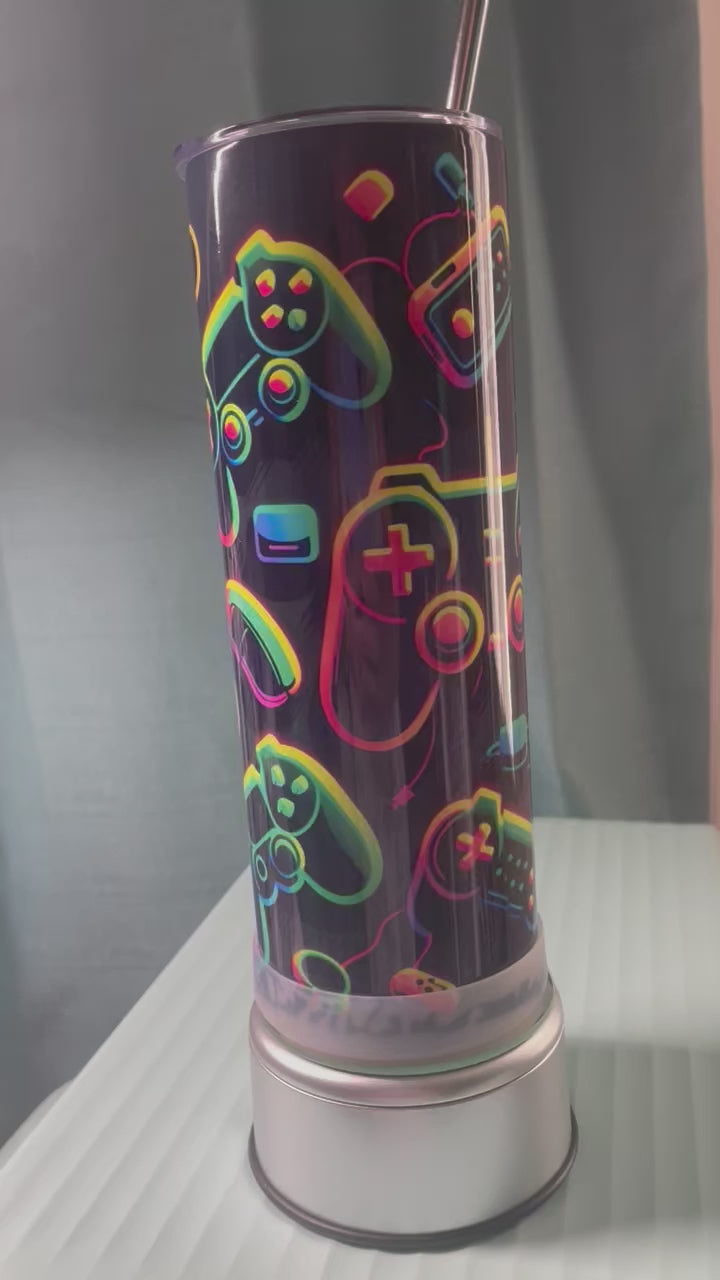 20 oz gamer tumbler movie
