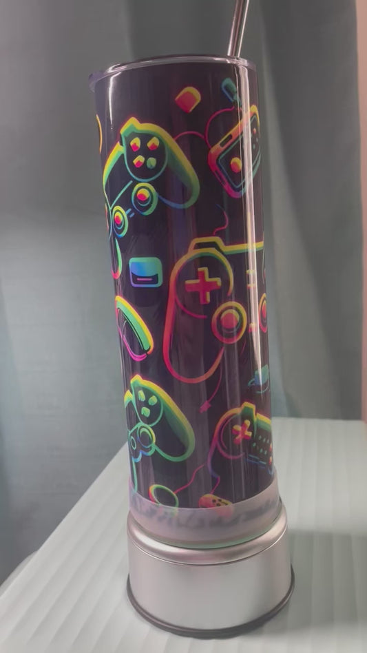 20 oz gamer tumbler movie
