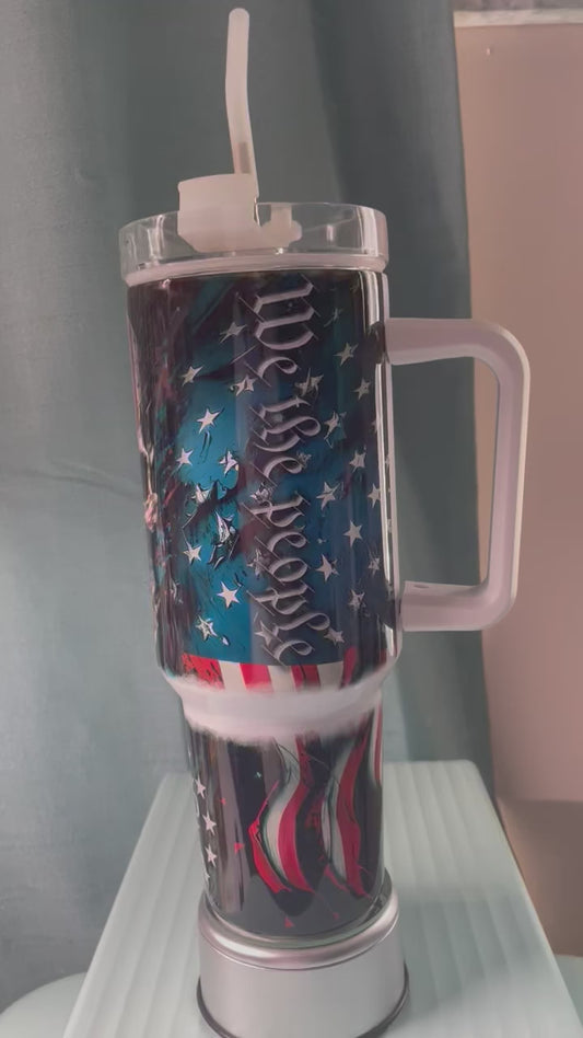 40 oz We the People tumbler