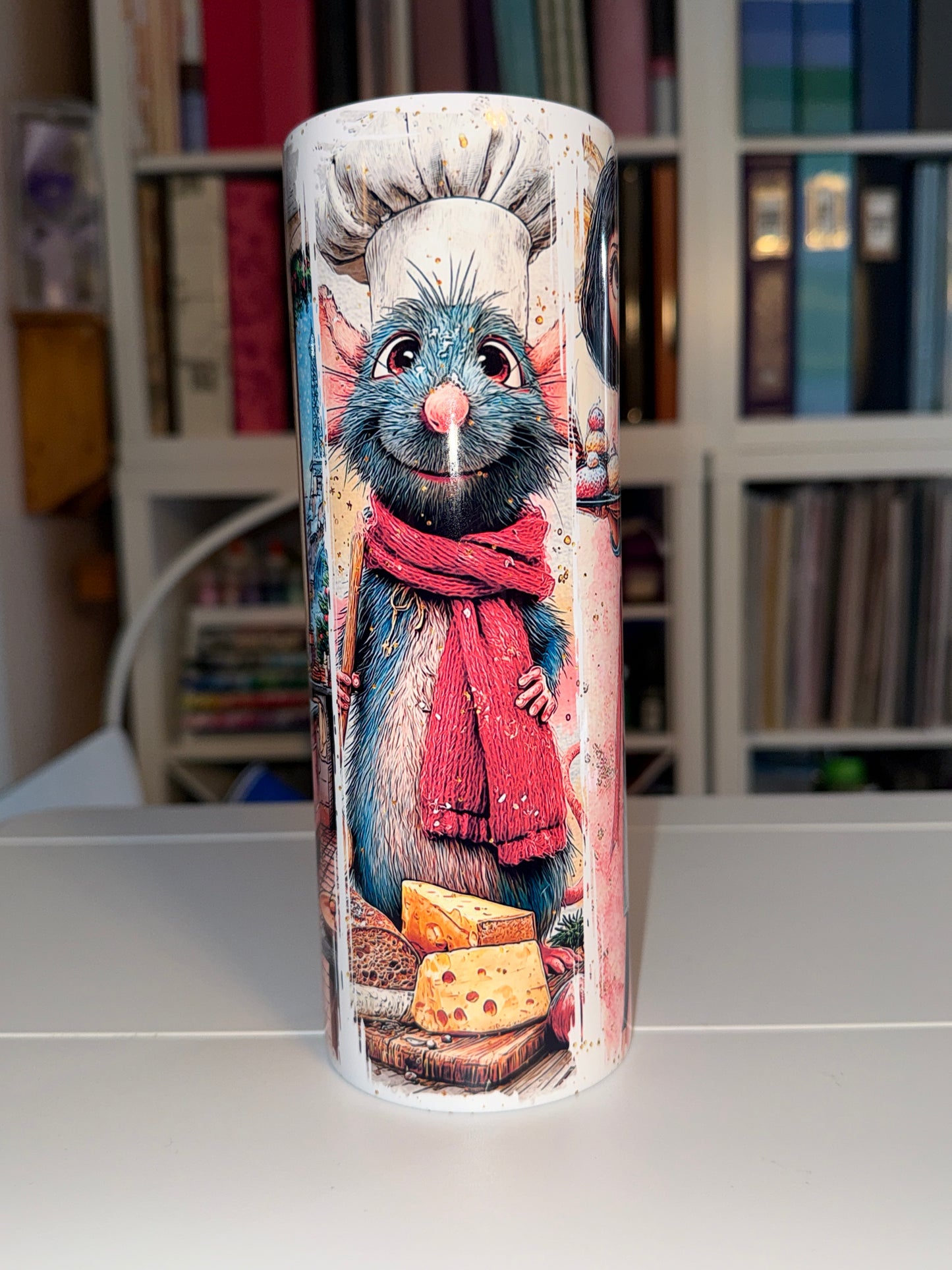 20 oz Remy Christmas Tumbler - The Redheaded StoryKeeper