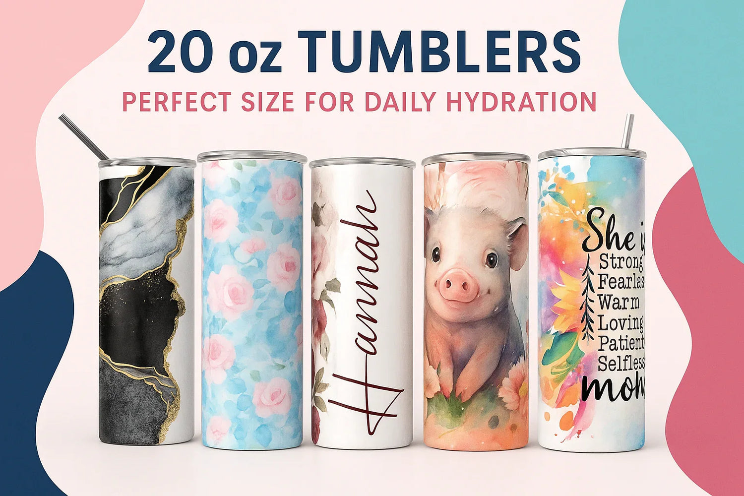 20 oz Tumblers - The Redheaded StoryKeeper