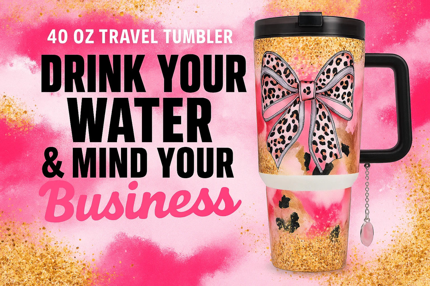 40 oz Travel Tumblers - The Redheaded StoryKeeper