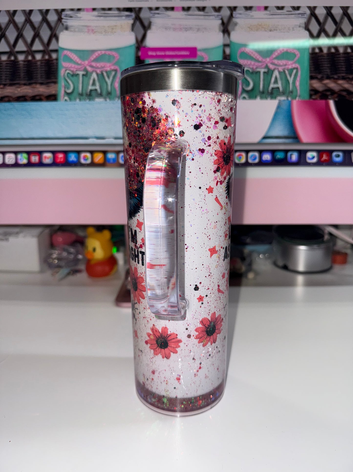 20 oz Let's Assume Snowglobe Tumbler