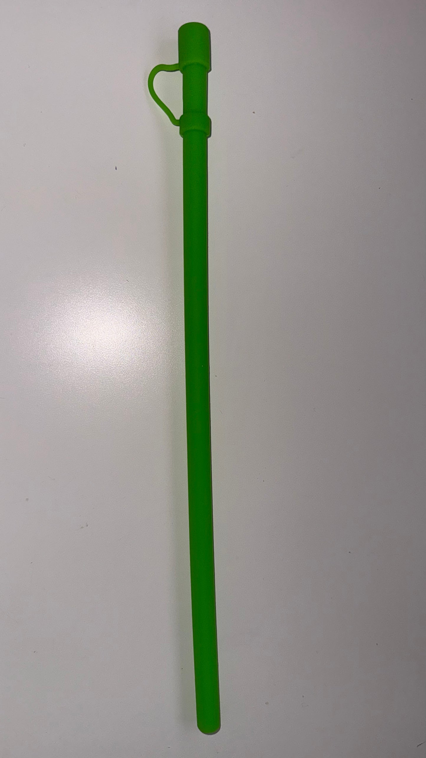 12 inch Silicone Straw with Cover