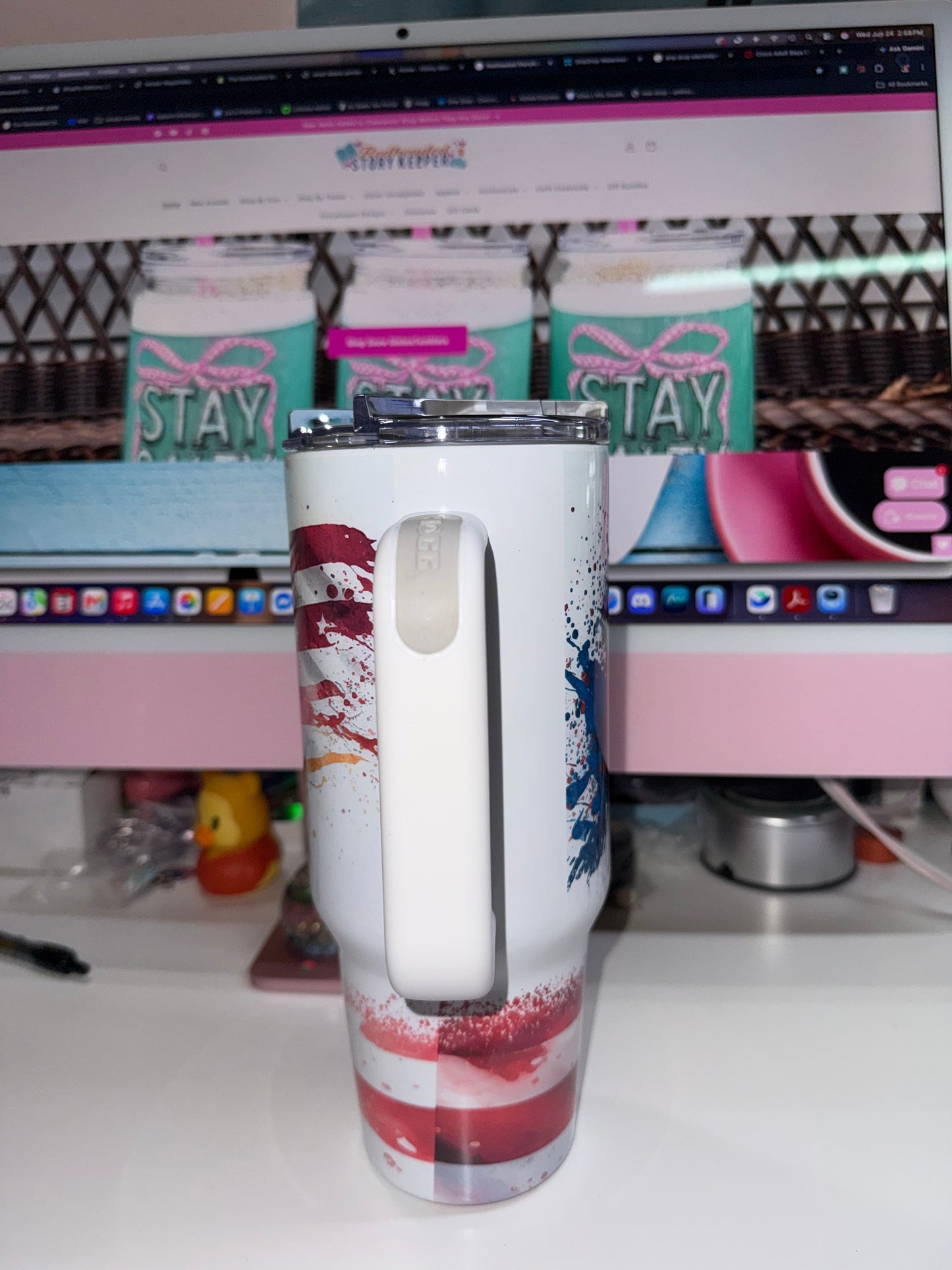 40 oz American Eagle Big Swig Tumbler