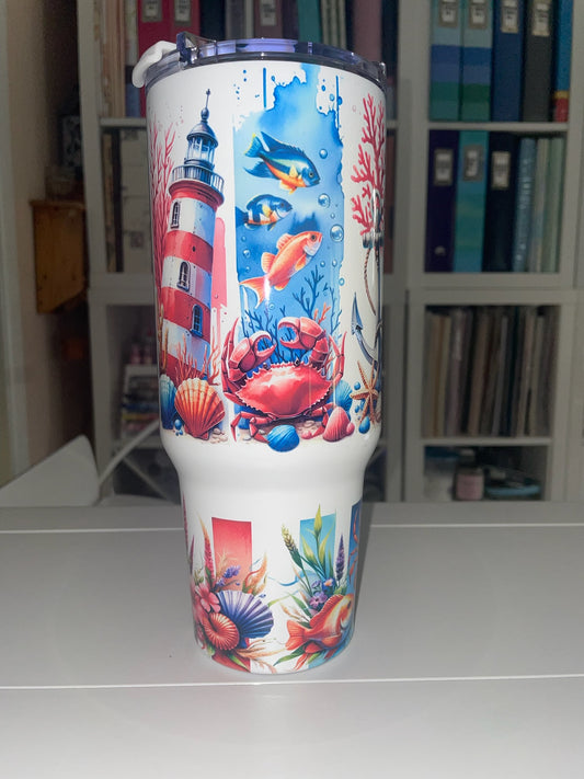40 oz Lighthouse Big Swig Tumbler