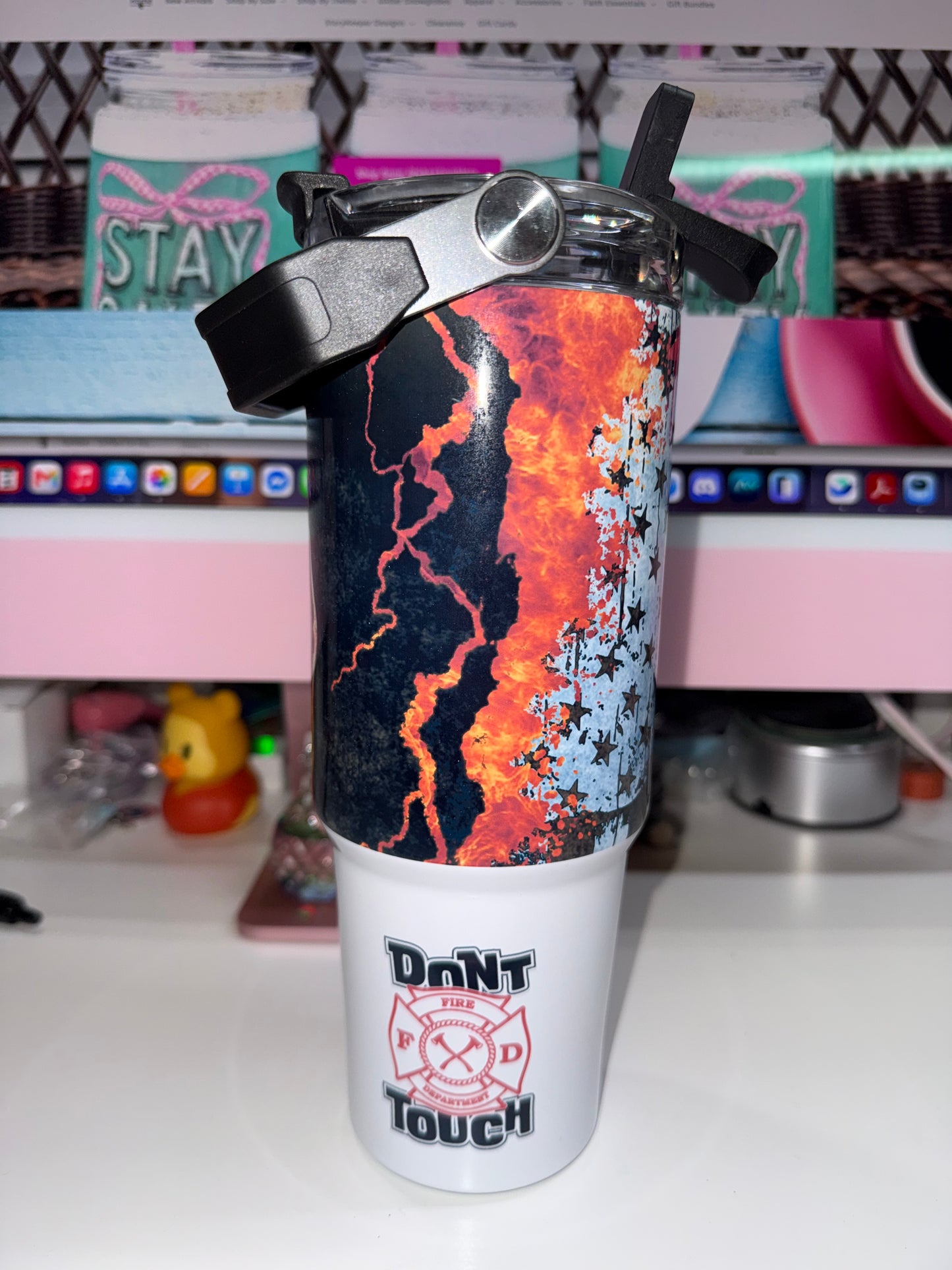 30 oz Firefighter Tri-Sip Tumbler